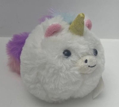 Floofies Stuffed White Unicorn Interactive Plush Animal Vibrates Pull Tail VGC