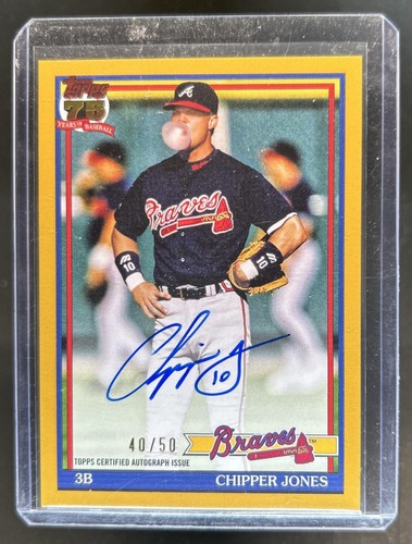 2026 Topps Series 1 Chipper Jones Gold (RAW)