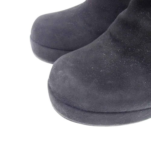 Saint Laurent Short Boots Shoes EU 37 US 7 Suede Black Authentic - Bild 11 von 24