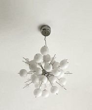 Design Hängeleuchte Pendelleuchte Lolax, weiß, Ø 65 cm