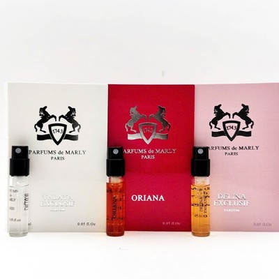 Parfums de Marly For Women's Discovery Set 3 Scent Sample Spray 1.5ml / 0.05oz 