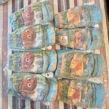 Retired 2014 Nemo and Pooh Bear Little Swimmers 8 Pull-Ups Diapers Medium Rare