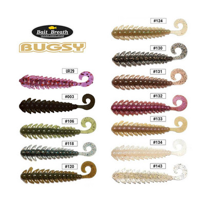 Bait Breath BUGSY 5'' | 127mm | 6 Stk | Japan Hybrid Magnum Worm | Salted Scented