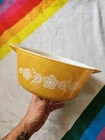 Vintage MCM 70s Pyrex 475B Butterfly Gold 2.5 Quart Casserole Dish Bowl Server