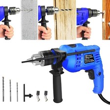 Hammer Drill 240V Impact Drill, 850W Corded Electric 3000rpm Variable Speed
