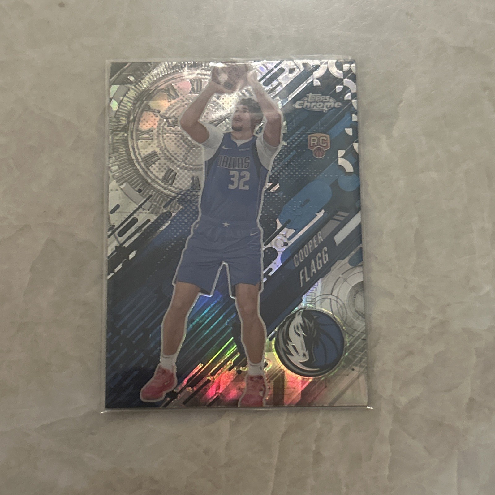 2025-26 Topps Chrome Go Time Cooper Flagg #GT-16 Refractor (RC) + 4 Extra Cards