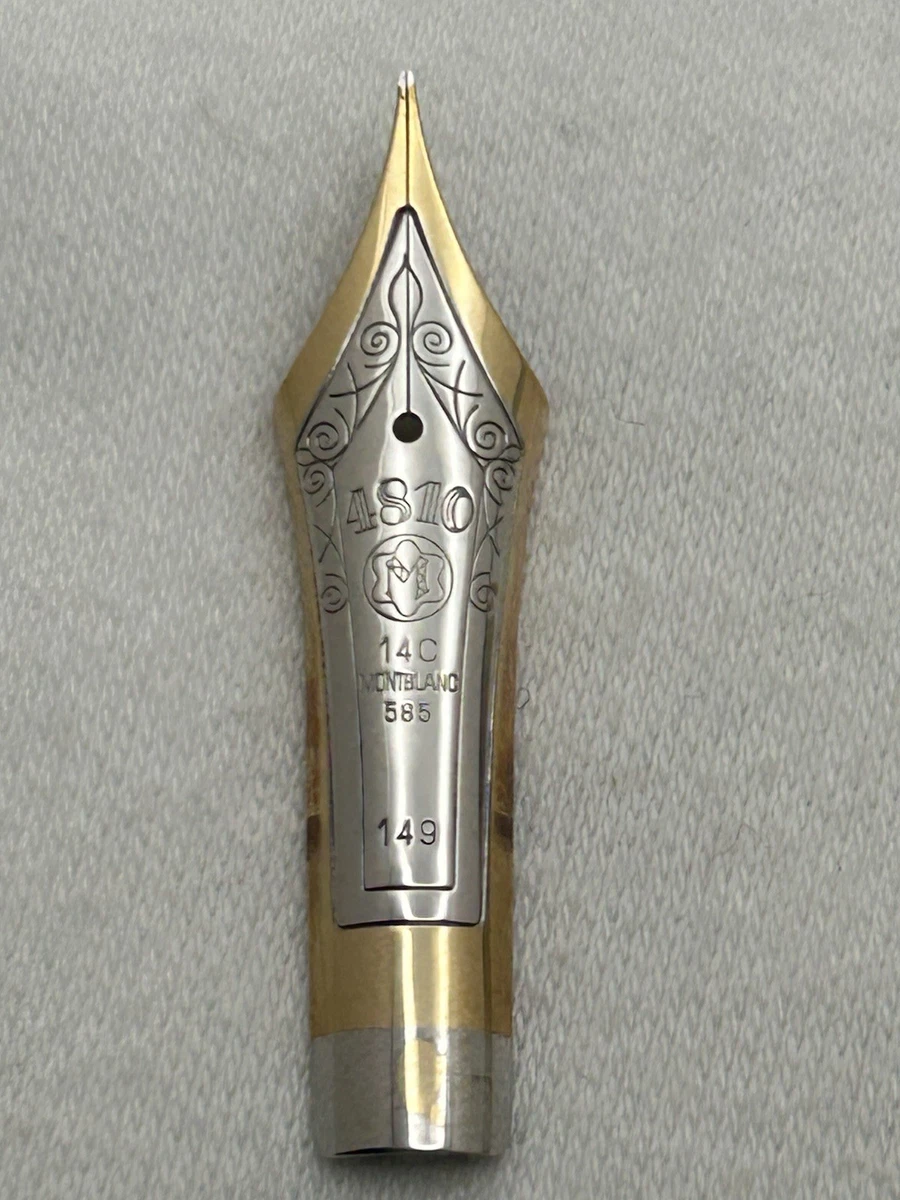Gold, 14K Nib Fine (F) Nib Collectible Montblanc Fountain Pens for