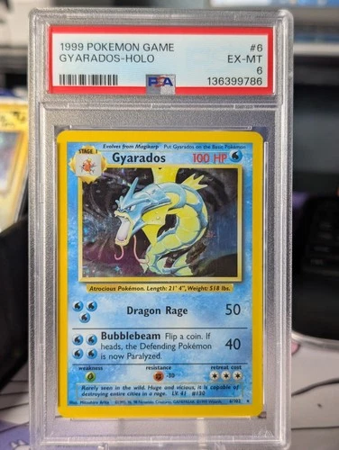 PSA 6 Gyarados 006/102 Base Set Holo