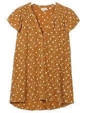 Fat Face Helena Trellis Floral Top mustard yellow blouse Size 6 New Tags BNWT