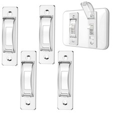 4 Pack Light Switch Guard Cover Wall Guards ChildProof Clear