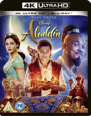 Aladdin (4K UHD Blu-ray) Will Smith Billy Magnussen Naomi Scott (UK IMPORT)