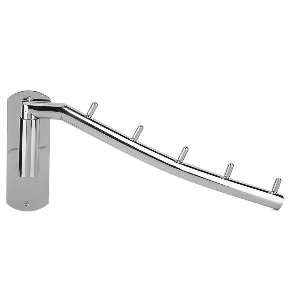 Stainless Steel Rotating Clothes Hook Towel Rod Clothes Hanger