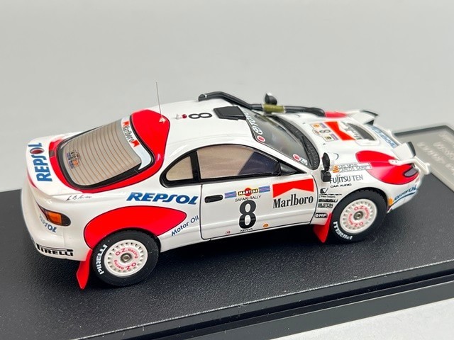 ミニカー hpi-racing 1/43 Toyota Celica Turbo 4WD 1:43 HPI 8004 Toyota Celica Turbo 4WD Safari 1992 #8 Marlboro