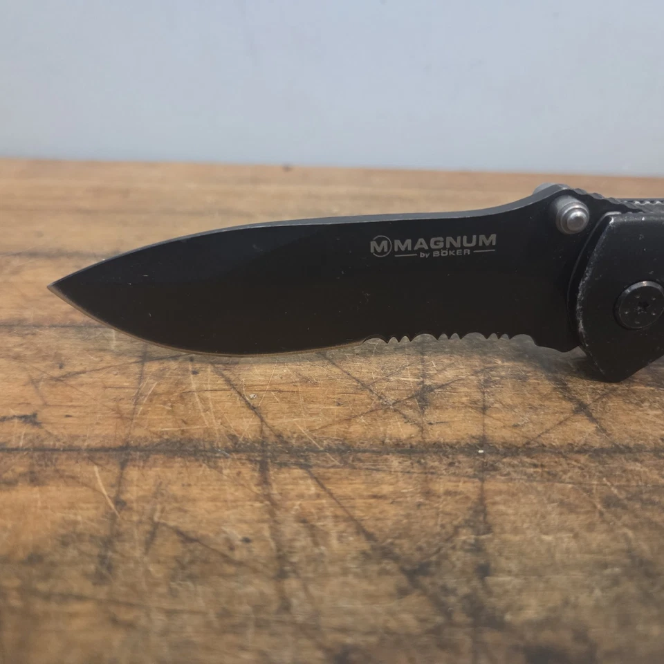 Винтажный карманный нож Boker Magnum Black Spear - Изображение 2 из 4