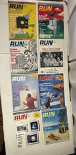 Bundle of 12 RUN Magazine the Commodore 64 -128 user guides 1988-Jan-Dec