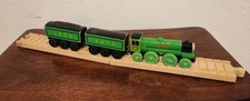 1999 Learning Curve Flying Scotsman Wooden Railway Thomas Train 1st Edition