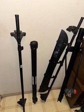 Yakima Locking Roof Rack System Lot With 1 Raptor Aero Upright Bike Mount Nokey Yakima Locking Roof Rack System Lot With 1 Raptor Aero Upright Bike Mount Nokey