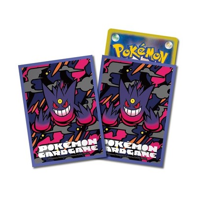 Pokemon TCG Premium Matte Deck Shield Mega Gengar Purple 65-Pack Sleeves Japan N