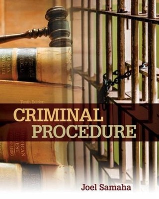 Criminal Procedure by Joel Samaha (English) Hardcover Book