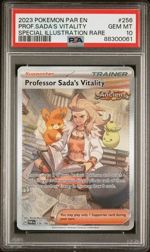 PSA 10 PAR EN PROFESSOR SADA'S VITALITY #256 SIR - 2023 PARADOX RIFT 256/182