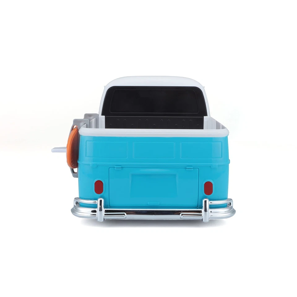 Tech R/1:16 Escala 2.4 GHz VW 2 Pick-up con tabla de surf, Azul con Blanco Foto 4 de 4