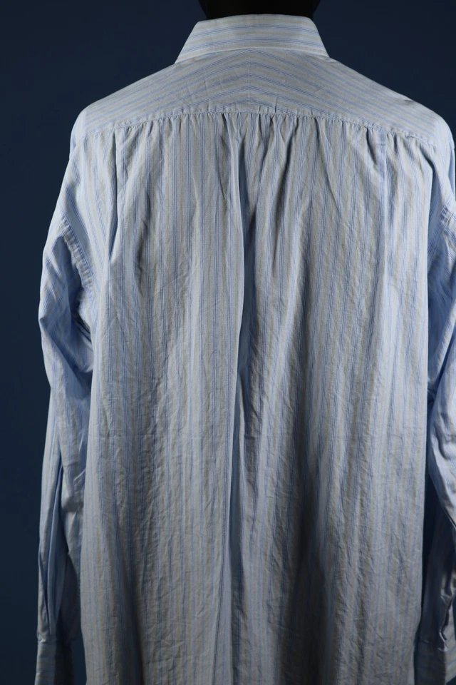 Lote 3 Camisas Thomas Rosa Hombre Puño Francés 16.5 35 Vestido a Cuadros y Rayas 89cm 46" Foto 3 de 4