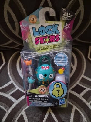 Hasbro Lock Stars Series 2 Light Green Upside Down Face with 2 Surprises New