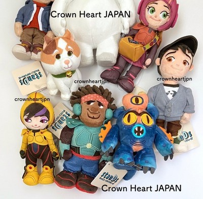 Disney Store Japan Big Hero 6 stanDs Small Plush Set of 8 - Baymax