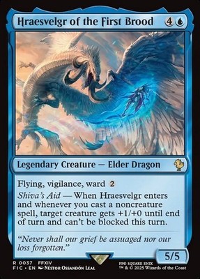 Hraesvelgr of the First Brood - Final Fantasy Commander - MTG