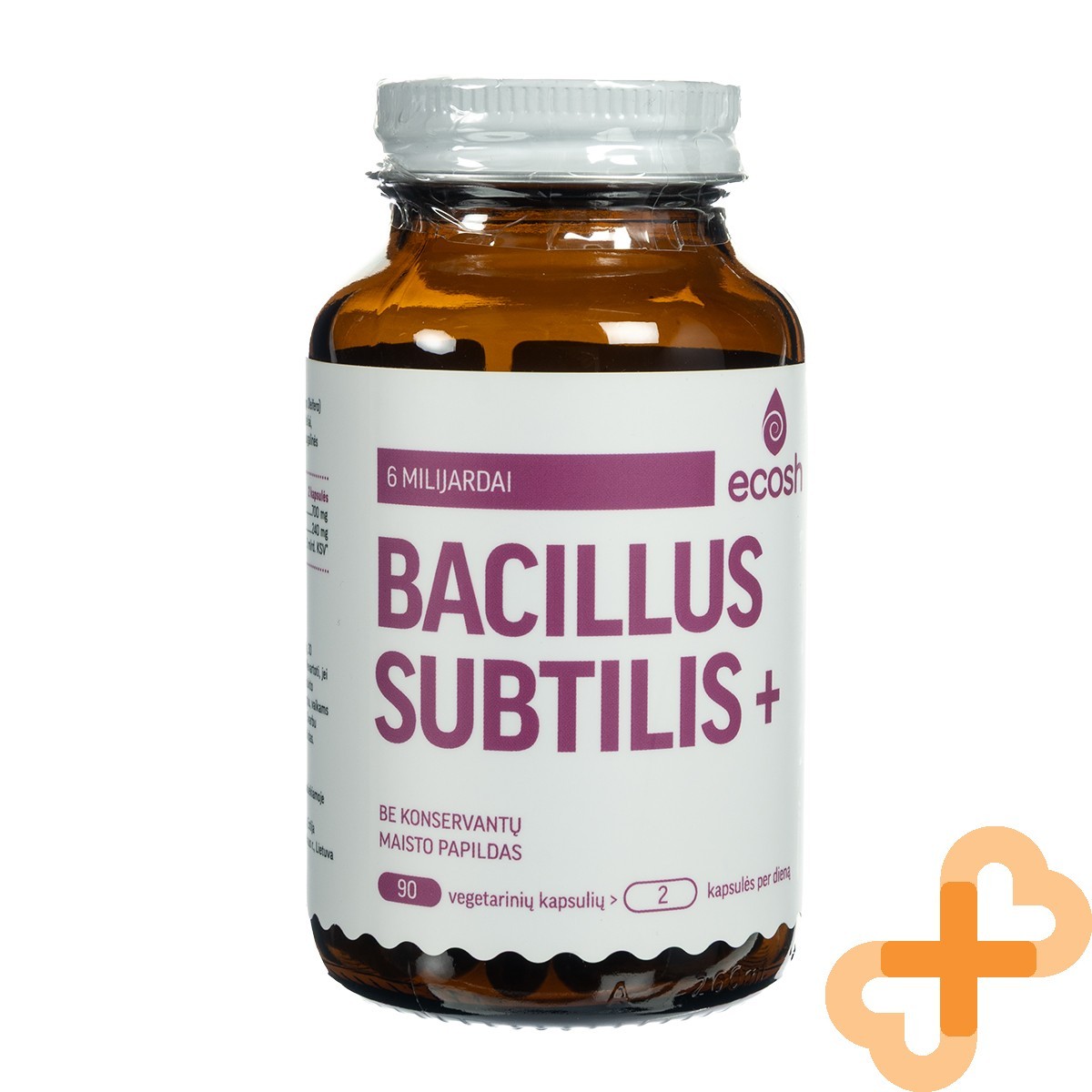 ECOSH Bacillus Subtilis Plius 90 Capsules Digestive Nutrition Food Supplement
