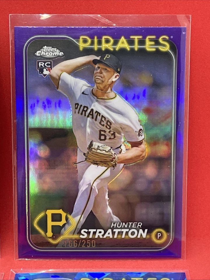 2024 Topps Chrome Update Series - Refractor #USC137 Hunter Stratton LOT (6) - Image 4 of 4