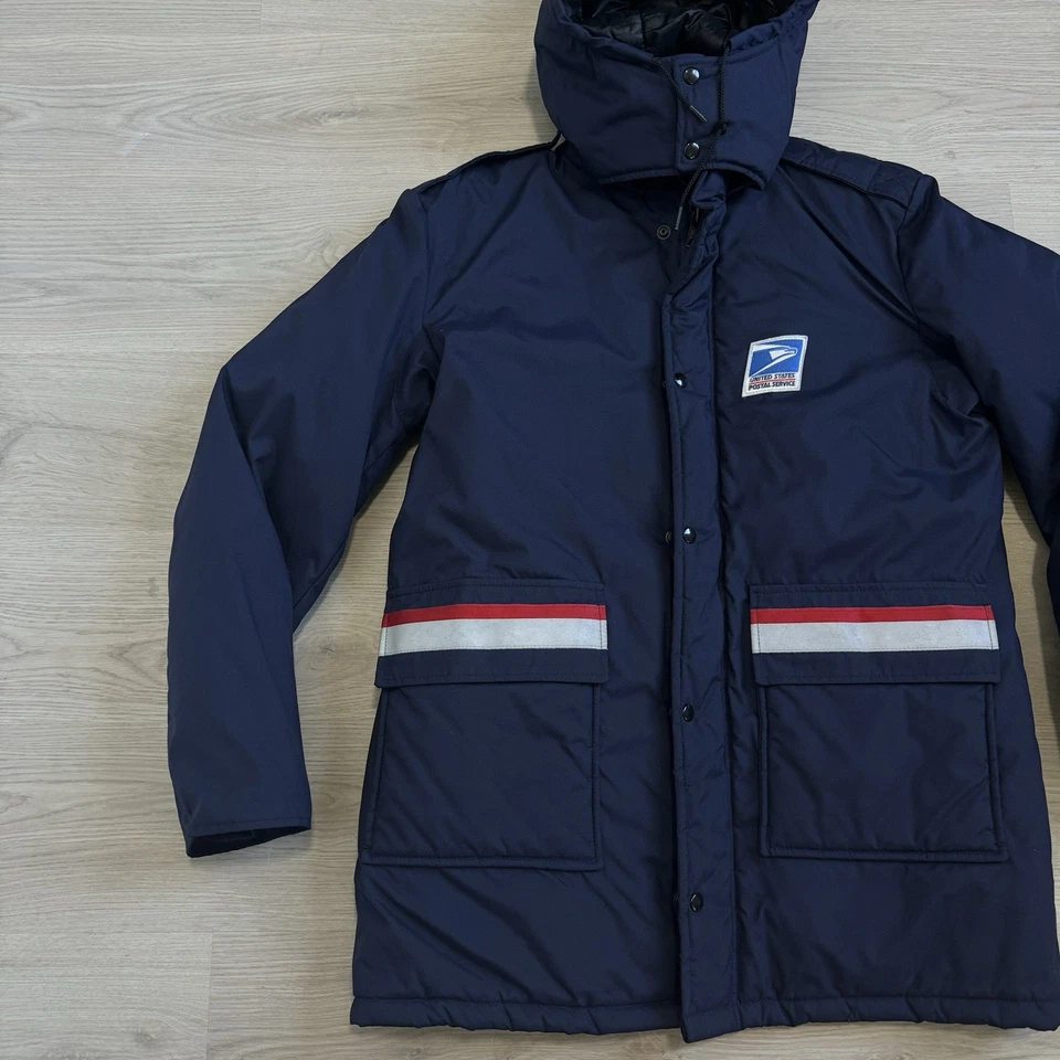 Chaqueta Parka Aislada De Colección Neptune Garment Co USPS Letter Carrier Hecha en EE. UU. Foto 2 de 4