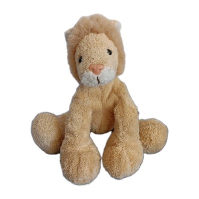 Gund Paws Lion Mini Plush 5in Wild Cat Big Feet Brown Black Stuffed Animal