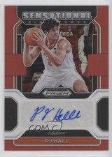 2022 Panini Prizm Draft Picks Sensational Signatures Red /199 PJ Hall Auto 1pe9