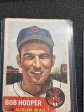 1953 TOPPS #84 BOB HOOPER INDIANS