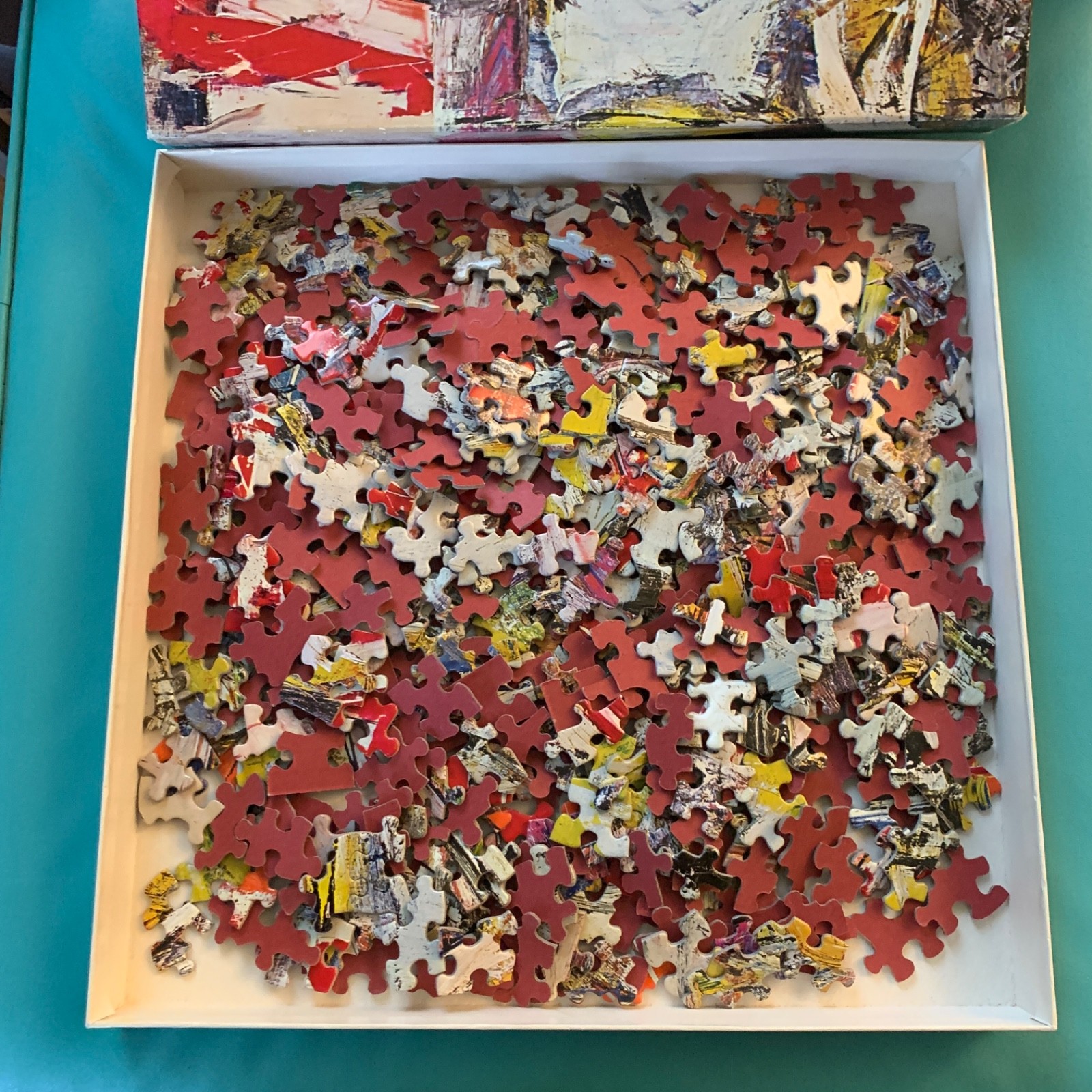 Vintage Springbok Puzzle- Gotham News by Willem de Kooning 1969