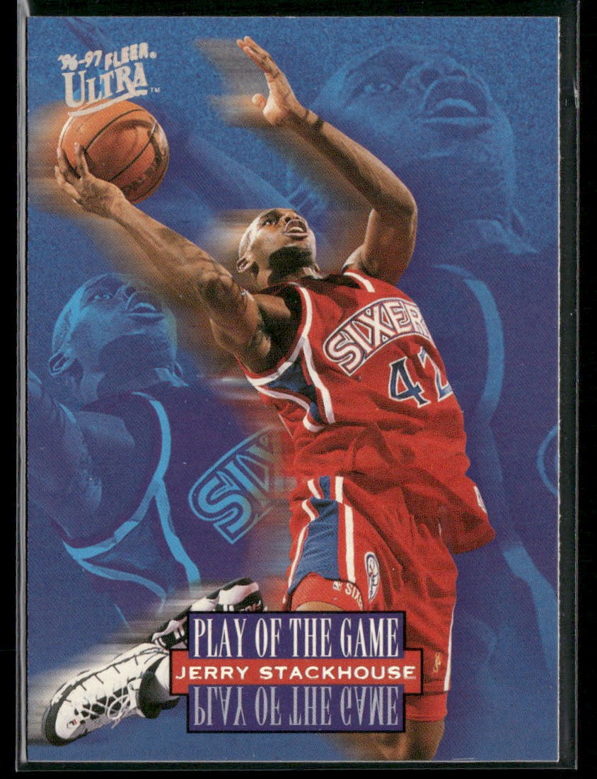 Jerry Stackhouse 1996-97 Ultra #G-298 Gold Medallion Philadelphia 76ers