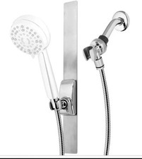 NEW Waterpik 18 in. Magnetic Adjustable Shower Slide Strip Acces. Kit Chrome