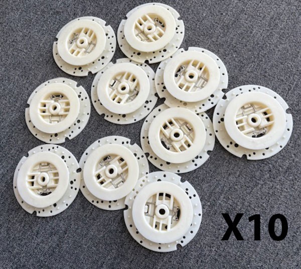 (10) PAD HOLDERS FOR VARIOUS TENNANT WALK BEHIND SCRUBBERS, REPLACES 370095