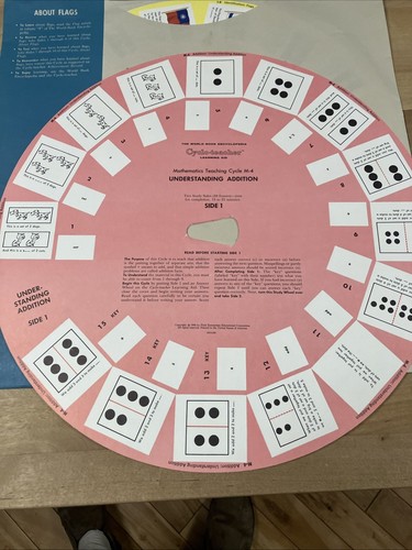 Assistenza all'infanzia ciclo-insegnante vintage 1972 / World Book Learning Aid - Foto 10 di 24