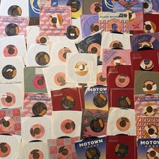 VTG Lot Of 59 Pop Rock Oldies Music Of The 60-70 s Music 45 RPM Records VG