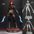 Katarina Lady Figure 1/8 1/4 1/2 Model Kit Unpainted Unassembled 3D Print 3 Ver.