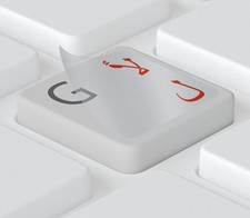 Keystickers | 14x14mm - Arabische Aufkleber f&uuml;r PC & Notebook Tastaturen