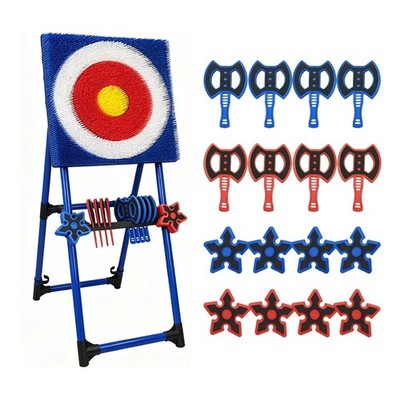 Axe Throwing Target Game Set Indoor Outdoor Kids Family Party Fun Toss Game Set