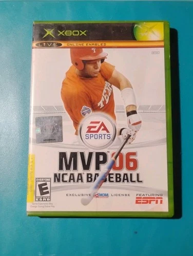 Microsoft Xbox MVP 06 NCAA Baseball 2006 Video Game Vintage Great Condition