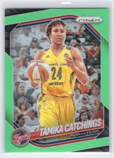 Tamika Catchings - 2025 Prizm WNBA - Lime Green #/225 - Indiana Fever