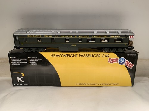 COCHE DE PASAJEROS OBSERVACIÓN K-LINE LIONEL RINGLING BROS CIRCO 18” “JOMAR” 6-22225 | Condition: New