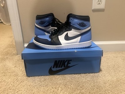 Size 11.5 - Nike Air Jordan 1 Retro High OG UNC Toe University Blue DZ5485-400