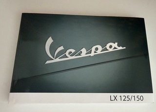 VESPA LX 125 150 PIAGGIO Manual And Maintenance Book