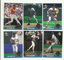 1992 Fleer Ultra Award Winners Complete 25-Card Set (Griffey/Ripken/Mattingly)